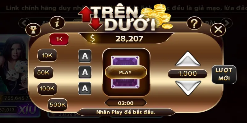 Giới thiệu về game Trên dưới