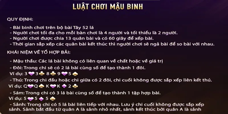 Luật chơi đơn giản